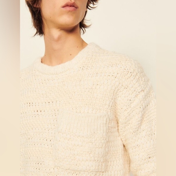 Sandro - Oversize Cotton/Wool Sweater PTP 24” (520usd) - Picture 2 of 12